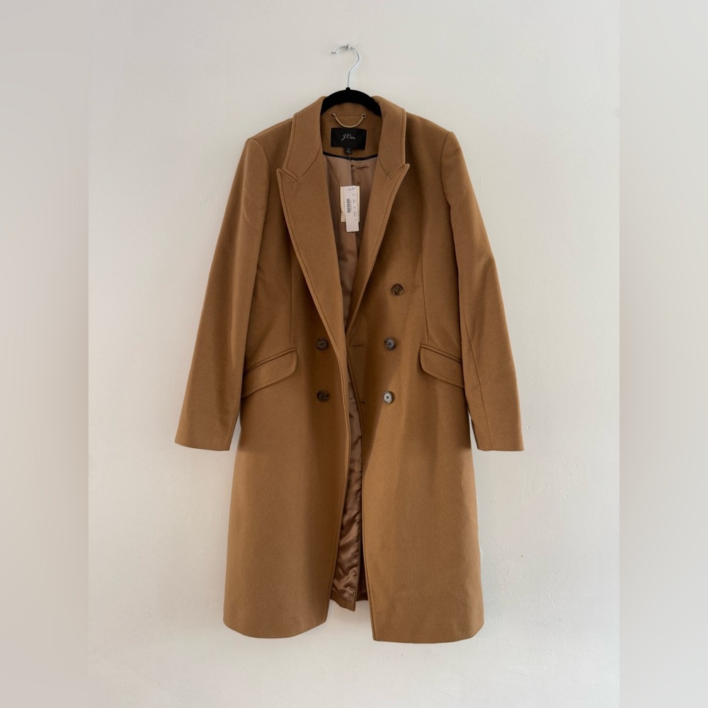 NWT J.Crew double-breasted coat